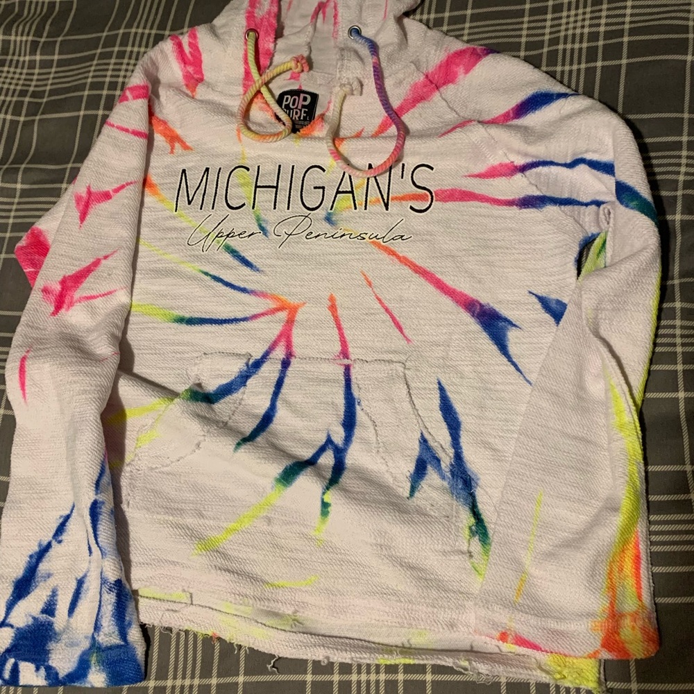 Women size large Terry cloth type hoodie - Picture 1 of 6